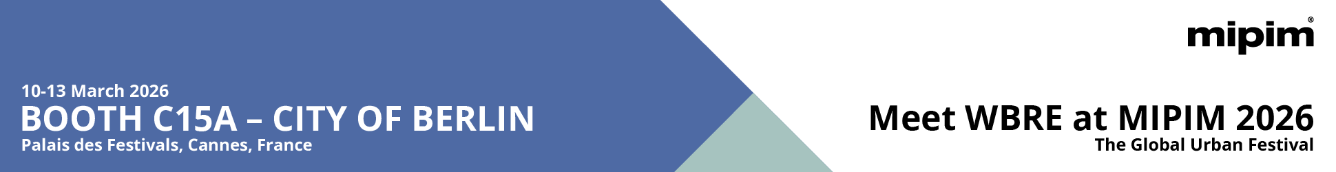 Meet WBRE at MIPIM 2026